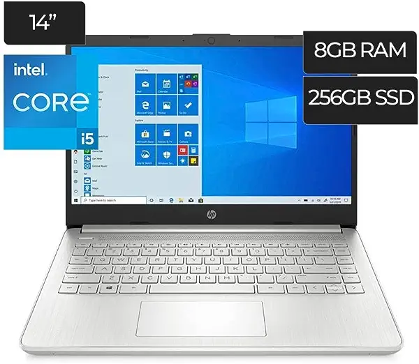 HP Laptop 14, processador Intel Core i5-1135G7