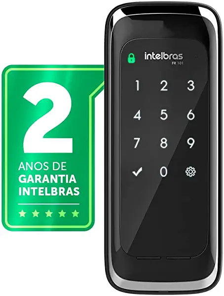 Fechadura Digital de Sobrepor FR 101 Preto Intelbras