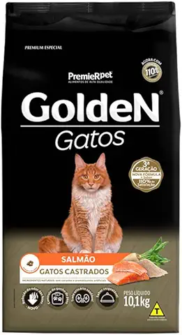 melhores rações Golden para gatos adultos